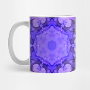 Psychedelic Hippie Purple and Yellow Mug